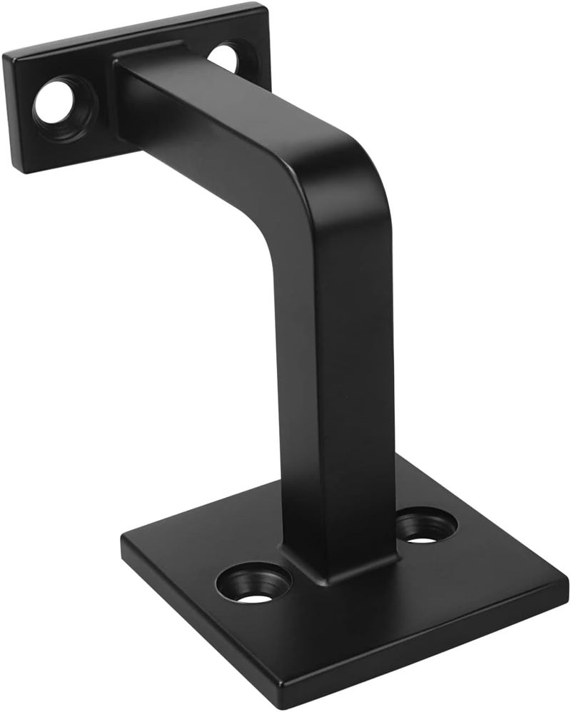 3TO Handrail Brackets - 4 Pack L-Shape Black Modern Design for Easy Installation Support Running LED Low-Voltage Cables - Image 5
